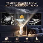 LumiRest – Ultra‑Clear USB Galaxy Star Projector Night Light