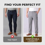 Flexi-Urban: #1 Viral High-Waisted Elastic Stretch Pants For Mature Men