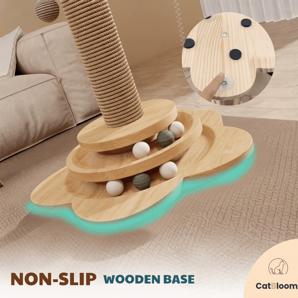 CatBloom™ - More Than a Scratching Post—A Complete Play Center for Your Cat