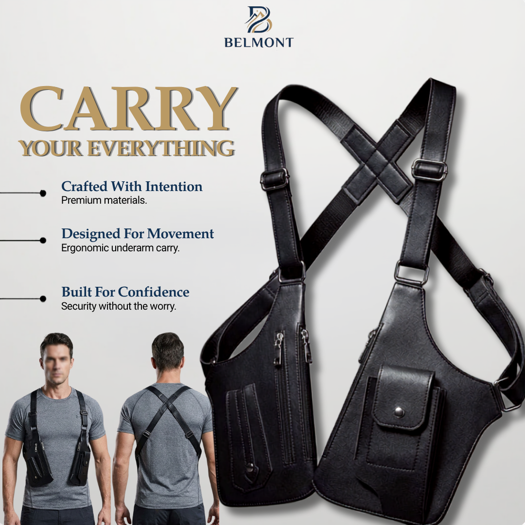 BELMONT - Premium Dual Shoulder Bag for Men and Women