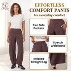ChicLoose – Comfort Barrel Pants with Stretch Waist