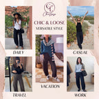 ChicLoose – Comfort Barrel Pants with Stretch Waist