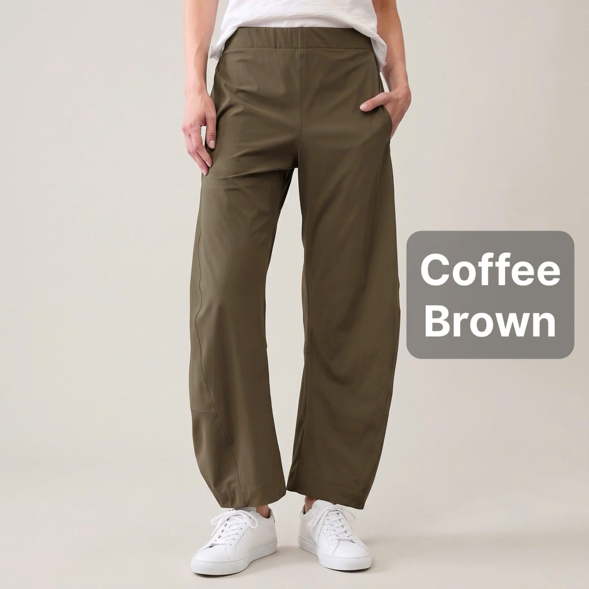 ChicLoose – Comfort Barrel Pants with Stretch Waist