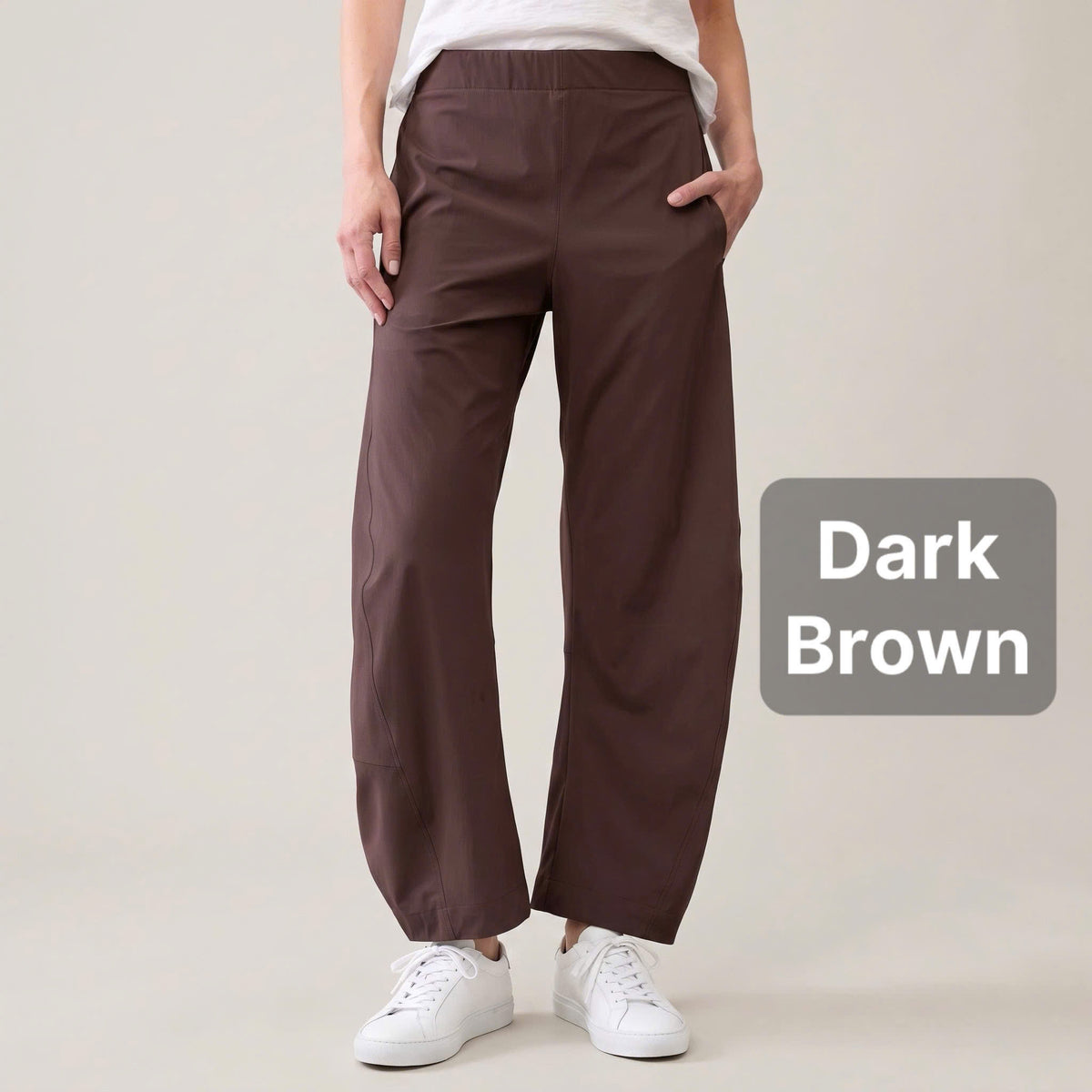 ChicLoose – Comfort Barrel Pants with Stretch Waist