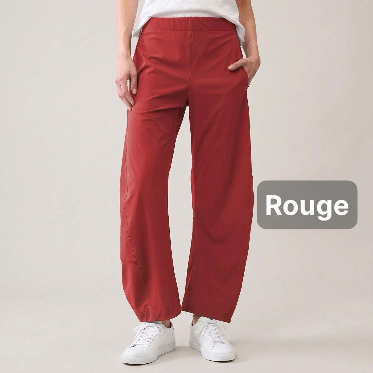 ChicLoose – Comfort Barrel Pants with Stretch Waist