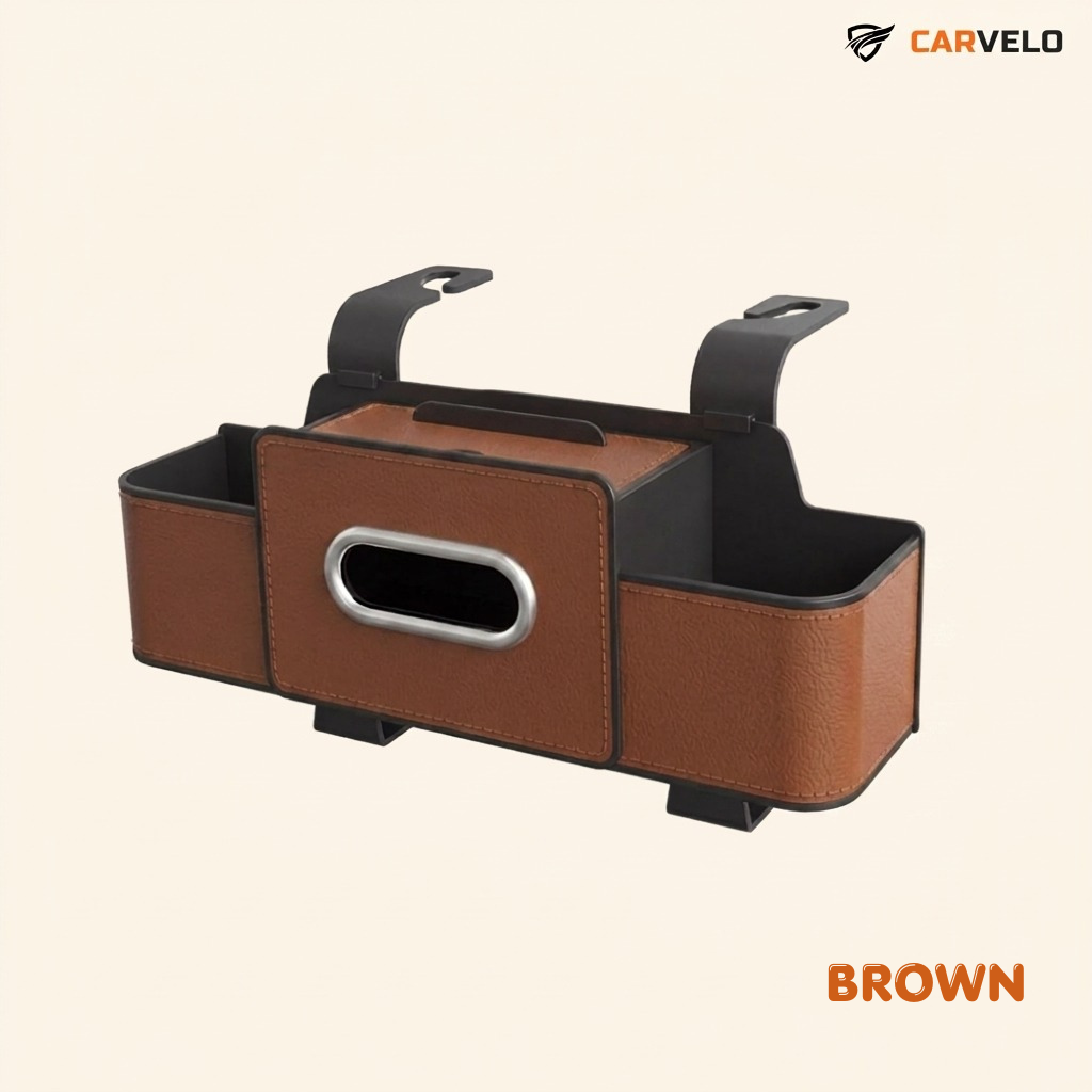 CARVELO™ All-in-One Multi-Function Backseat Car Storage Box